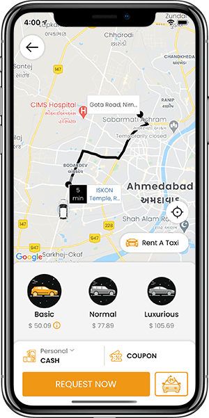 taxi uber clone app