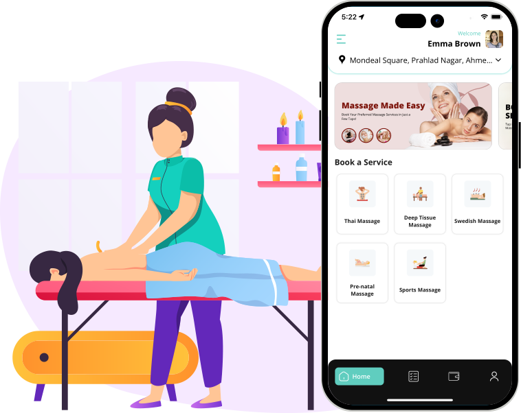 spa booking app